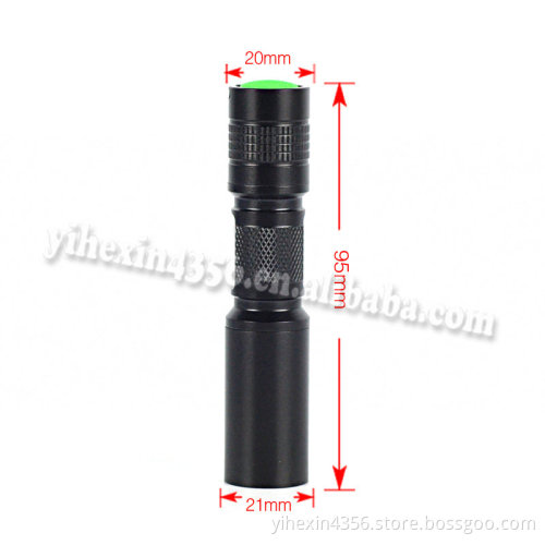 Manufacturer Customized LED Purple Light 365nm UV Flashlight